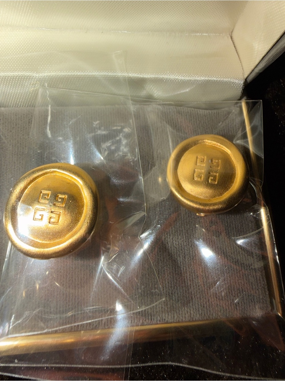 Givenchy vintage clip on earrings Authentic!!